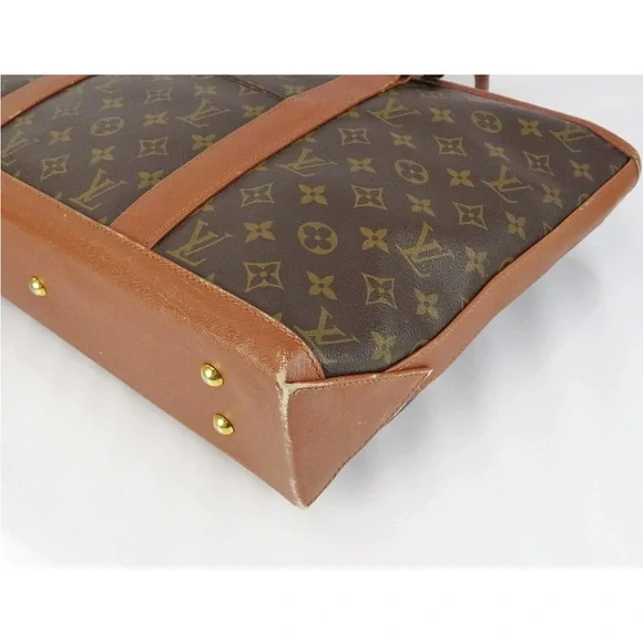 Louis Vuitton Brown and Tan Monogram Handbag - Picture 7 of 16